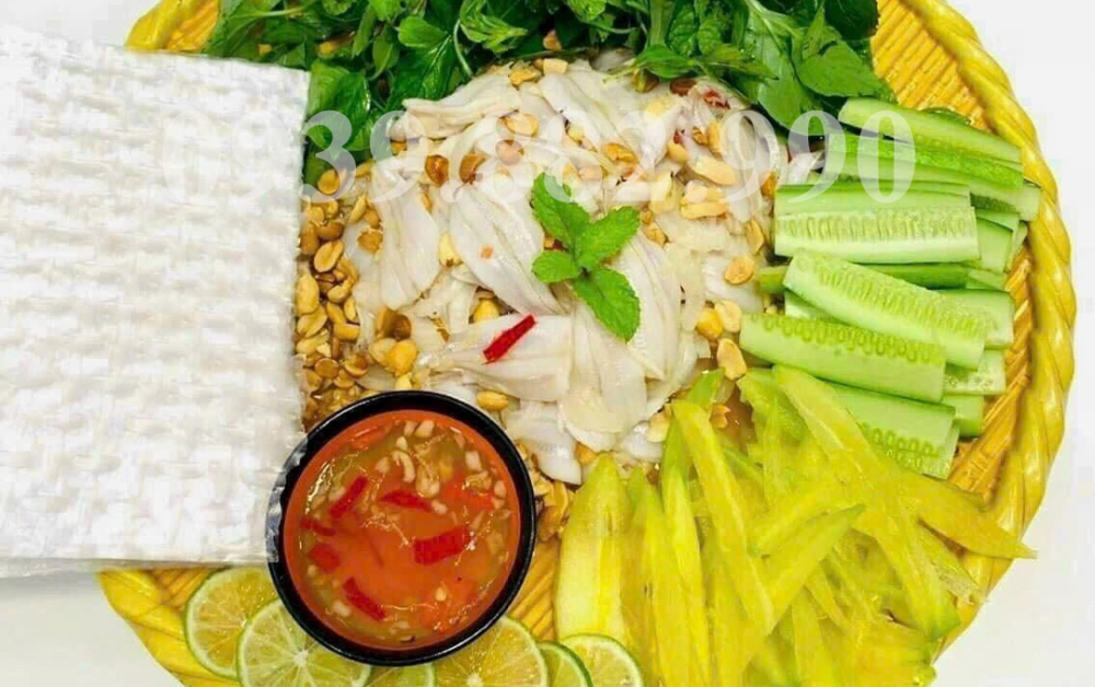 Đậm đà hương vị với gỏi cá mai trứ danh đảo Bình Ba