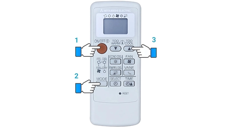 Các nút cơ bản trên điều khiển điều hòa