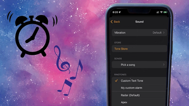 Cách cài nhạc chuông báo thức bằng ứng dụng bên thứ ba