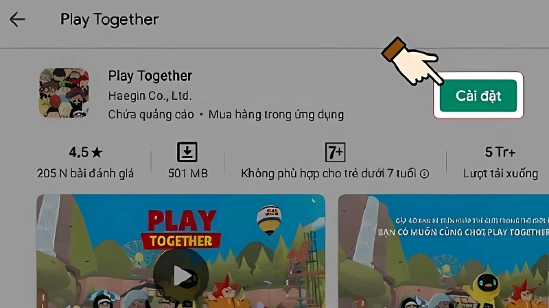 Cách tải Play Togetherer đơn giản nhất
