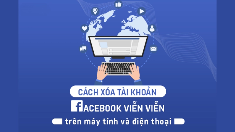 Cách xóa tài khoản FB vĩnh viễn trên máy tính
