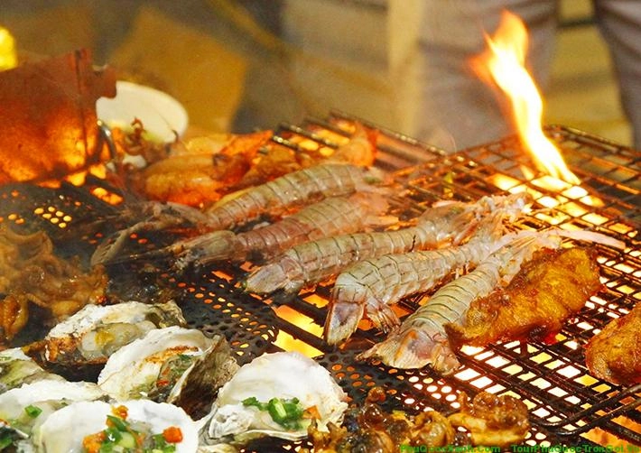 No say với BBQ và các món hải sản biển