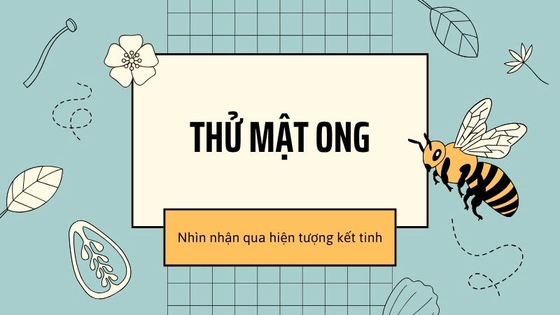 Hiện tượng kết tinh là một trong những đặc điểm gây nhầm lẫn nhiều nhất  