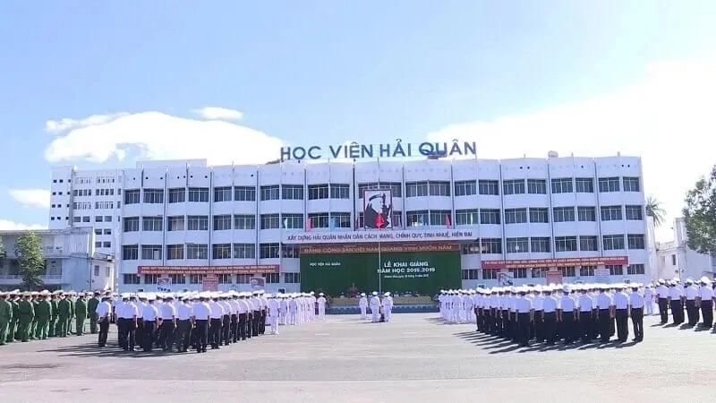 Phạm vi tuyển sinh Học viện Hải quân