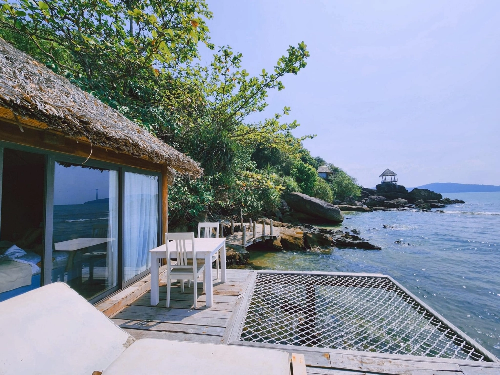 Chọn lưu trú tại homestay sinh thái trên hòn dăm hòa mình thiên nhiên
