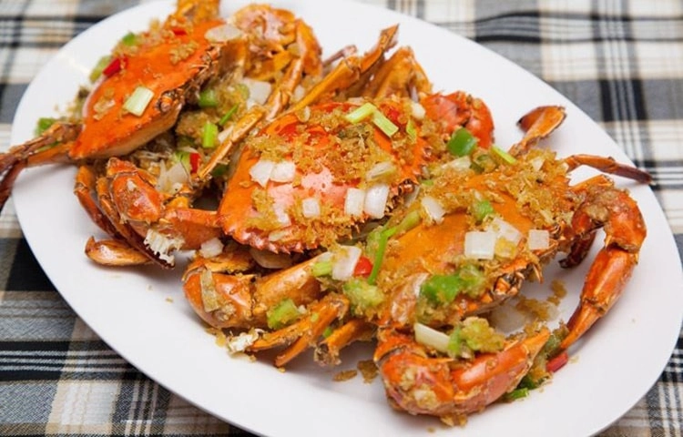 Thưởng thức vị ngon cua rang muối