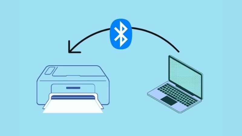 Kết nối laptop với máy in qua Bluetooth