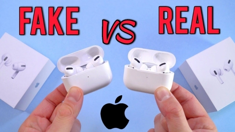Luôn tìm hiểu kỹ thông tin để so sánh airpod thật và giả trước khi mua