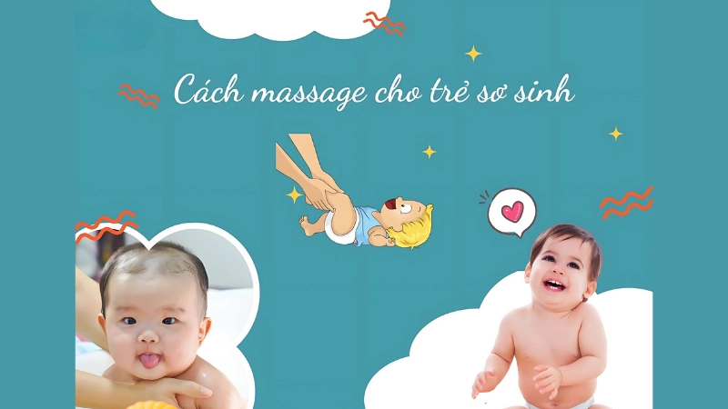 Massage cho em bé có tác dụng gì