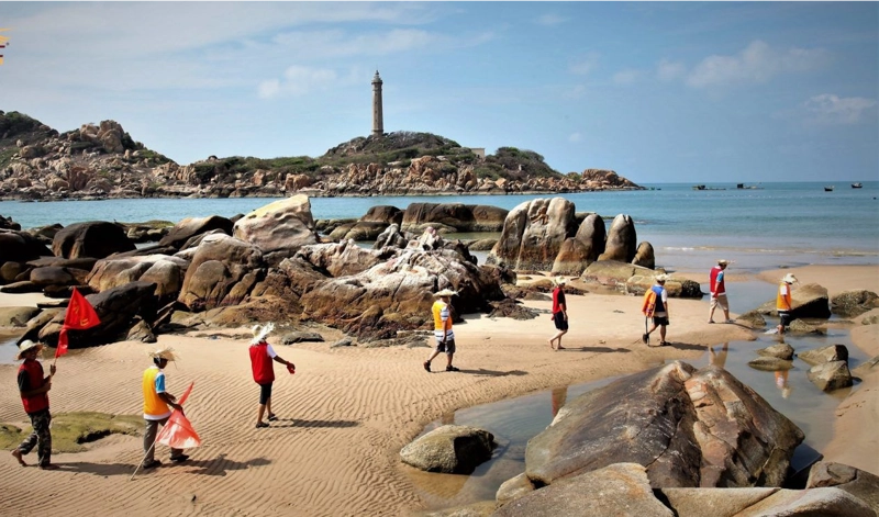 Check-in thiên nhiên hoang sơ yên bình Mũi Kê Gà