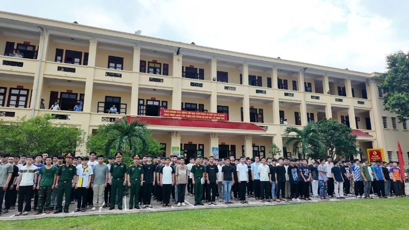 Học viên trúng tuyển vào Trường Sĩ quan Tăng Thiết