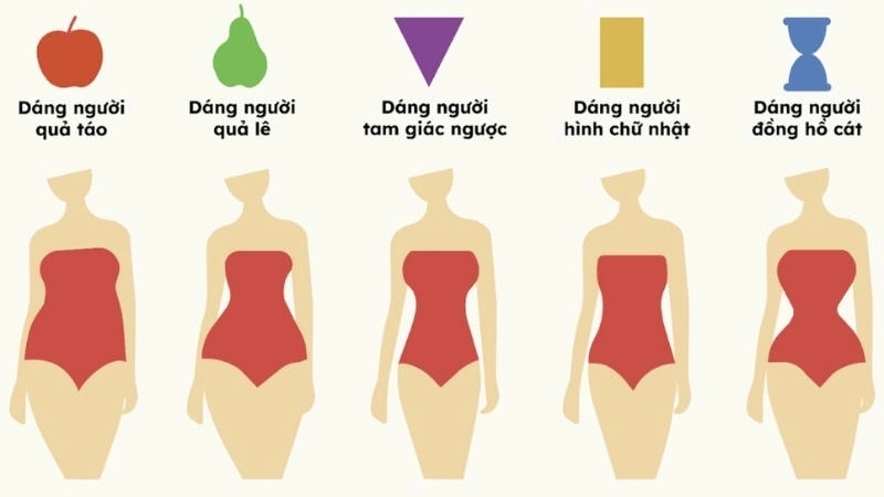 Bài test xác định dáng người đơn giản ngay tại nhà