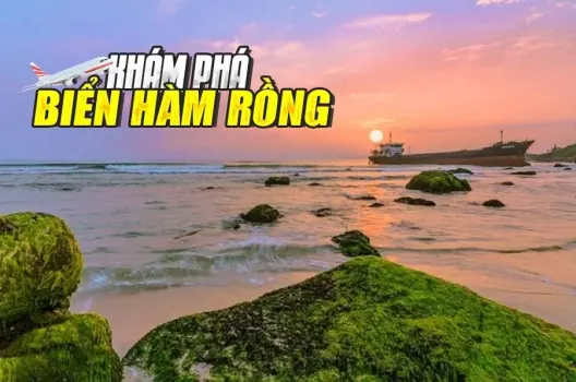 Khám phá vẻ đẹp hoang sơ đầy mê hoặc của Bãi biển Hàm Rồng