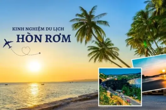 Trải nghiệm biển Hòn Rơm với vẻ đẹp hoang sơ cuốn hút