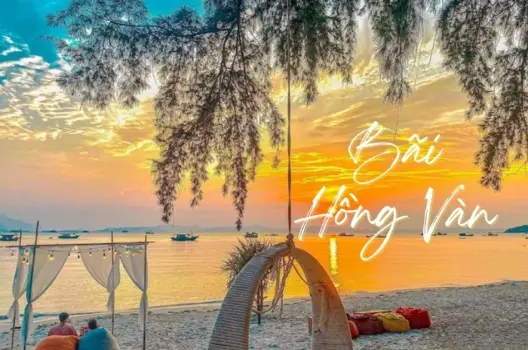 Bãi Hồng Vàn - Thiên đường biển lặng tại đảo Cô Tô