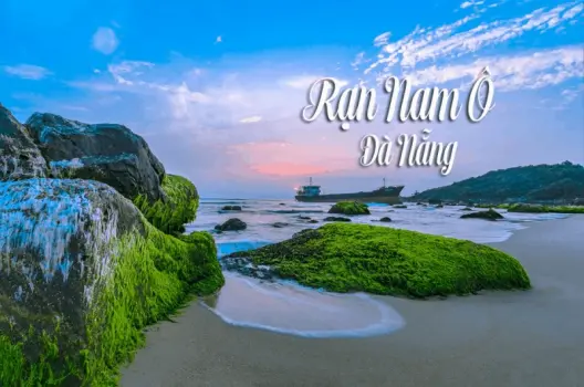 Rạn Nam Ô - Bức tranh thiên nhiên rêu đá sống động