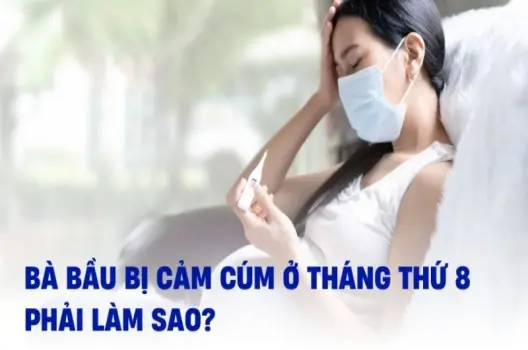 Bầu 8 tháng bị cảm có sao không mẹ cần làm gì ngay