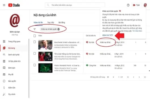 Bị đánh bản quyền YouTube có sao không và cách xử lý