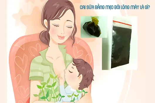 Mẹo cai sữa bằng bôi lông mày an toàn cho mẹ và bé tại nhà