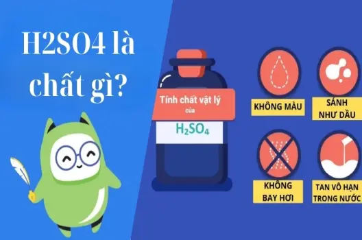 H2SO4 là chất gì? Tìm hiểu đặc điểm và ứng dụng thực tế