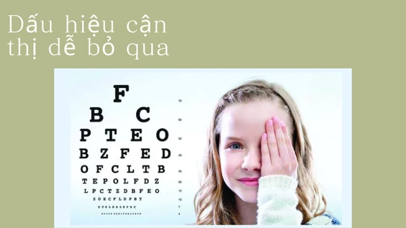 Xem cách nhận biết mắt bị cận thị qua các dấu hiệu tại nhà