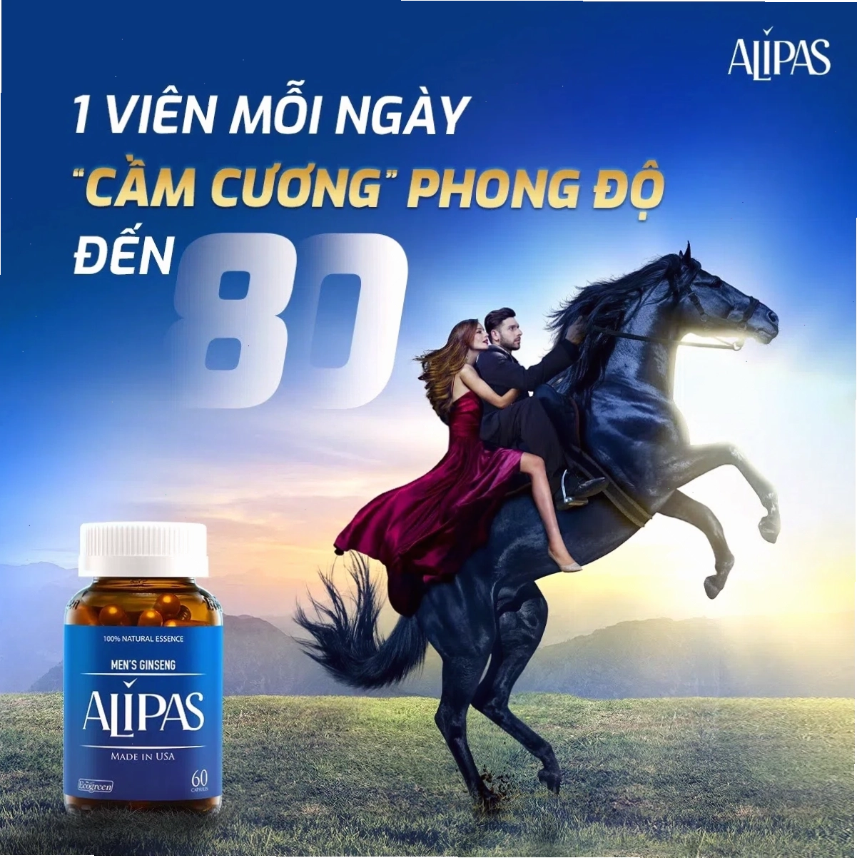 Alipas - Giải pháp duy trì phong độ đỉnh cao cho phái mạnh