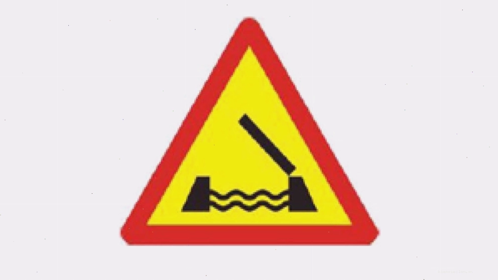 Biển báo đường có ổ gà