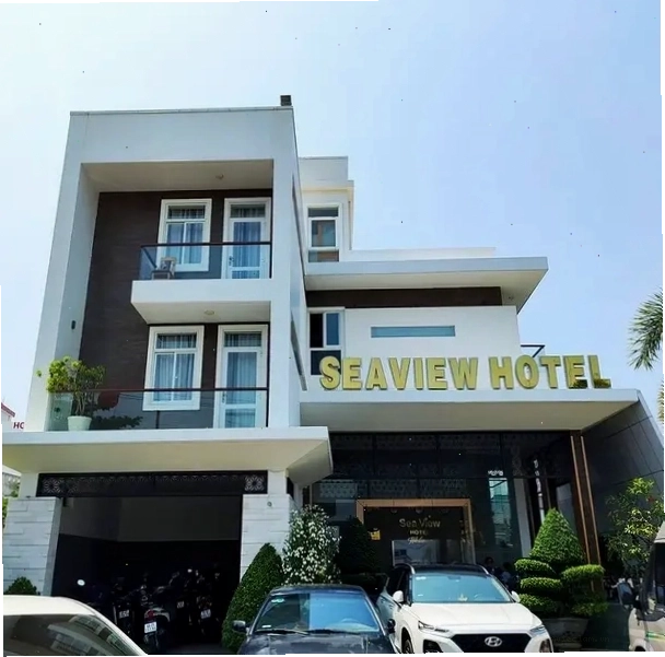 Bờ biển Long Hải nhìn từ trên cao