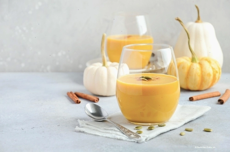 Các bước làm sữa bí đỏ giảm cân đơn giản