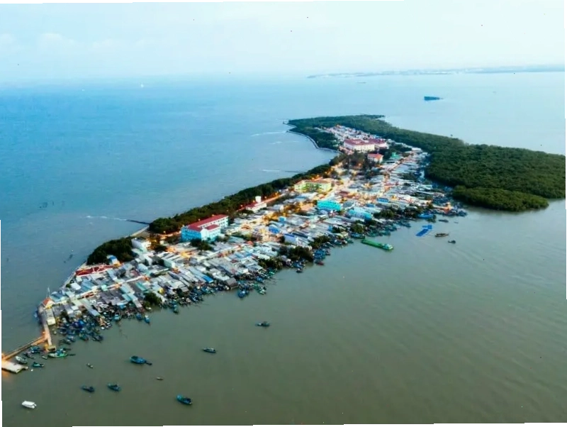 Cảnh quan hoang sơ và yên bình tại đảo Thạnh An, Cần Giờ