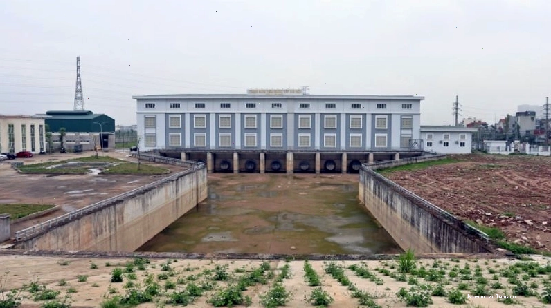 Cảnh quan xung quanh Trạm bơm Tư Mại