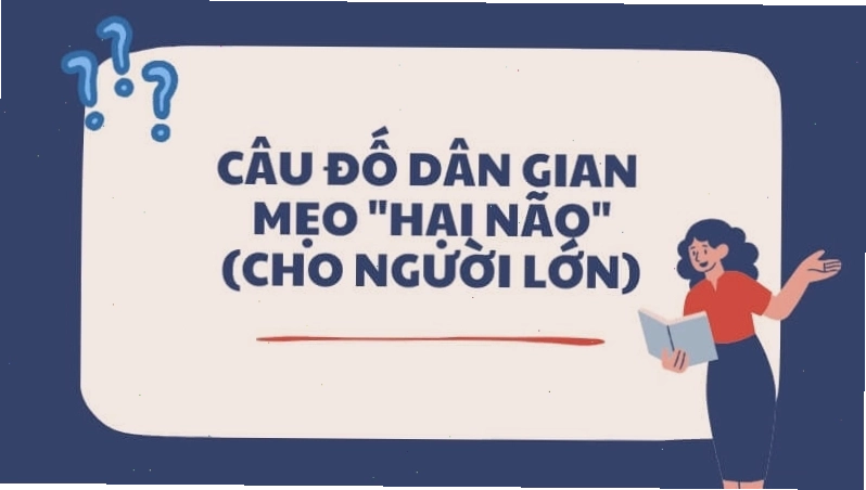 Câu đố dân gian mẹo 