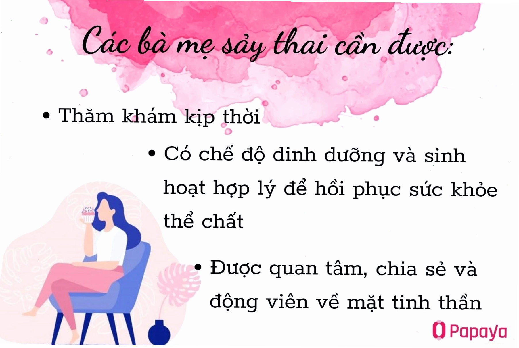 Chăm sóc cho bà mẹ bị sảy thai