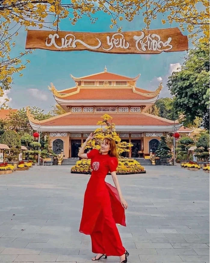 Chùa Hoằng Pháp vào buổi chiều