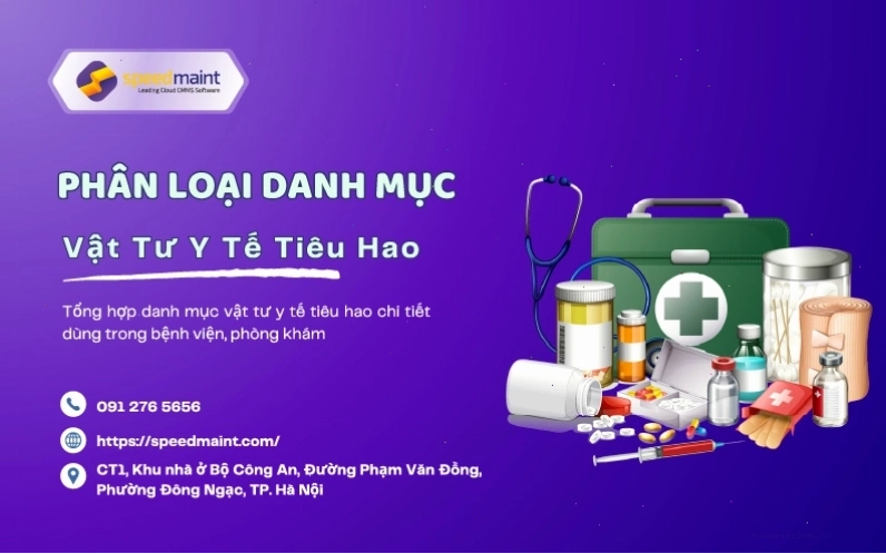 Danh mục vật tư y tế tiêu hao thường gặp trong bệnh viện