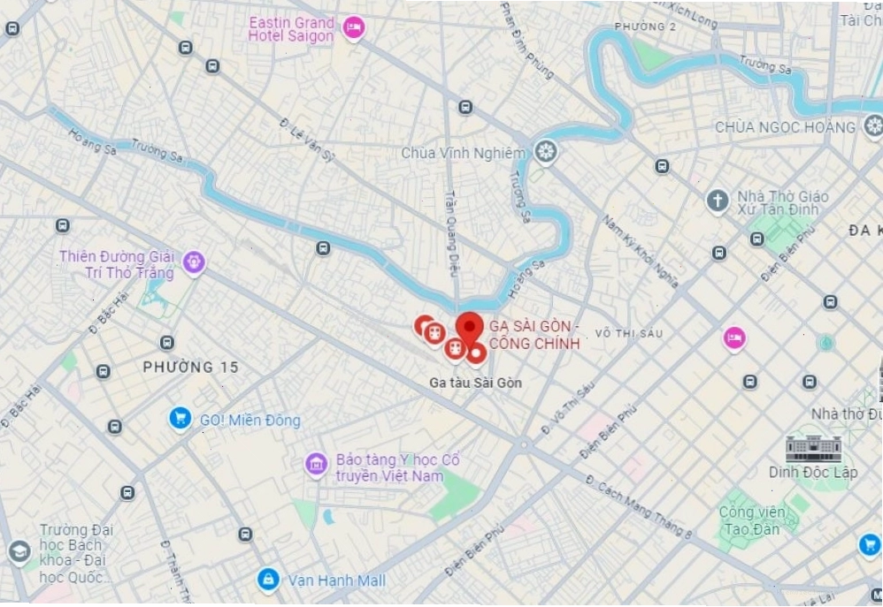 Địa chỉ Ga Sài Gòn tại Quận 3 TP.HCM