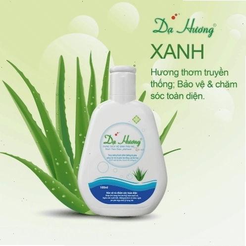 Dung dịch vệ sinh Dạ Hương Xanh hương lô hội