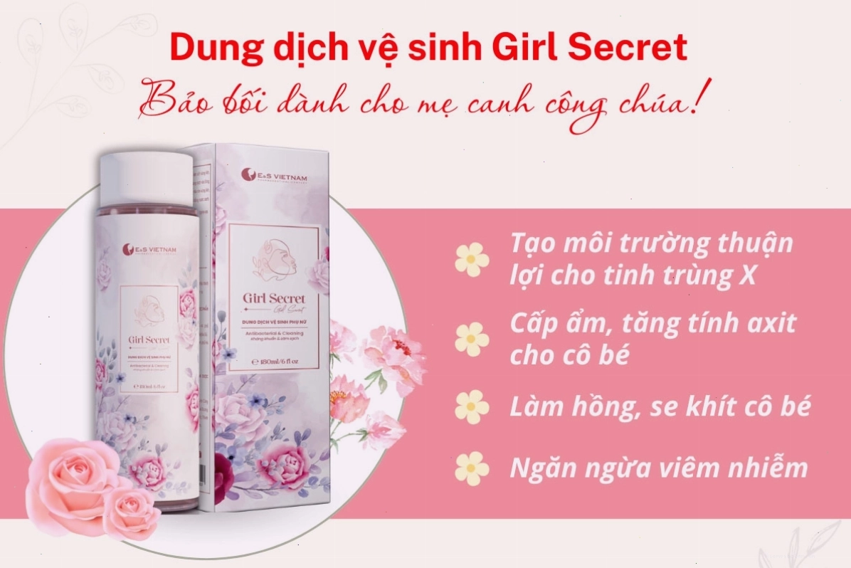 Dung dịch vệ sinh Girl Secret cân bằng pH âm đạo