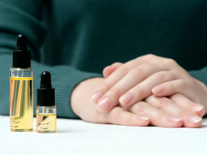 Dưỡng móng với dầu tự nhiên giúp tăng tốc độ phát triển