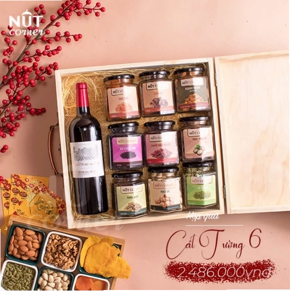 Hamper đa dạng các loại hạt dinh dưỡng