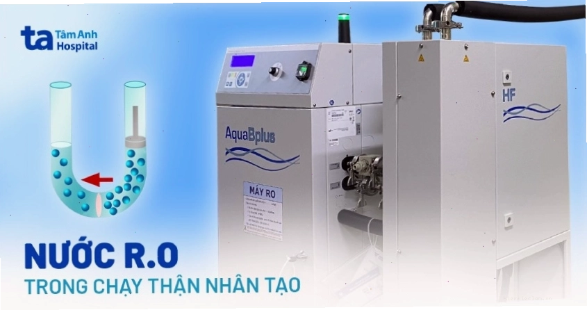 Hệ thống lọc nước RO tại Đơn vị Thận nhân tạo