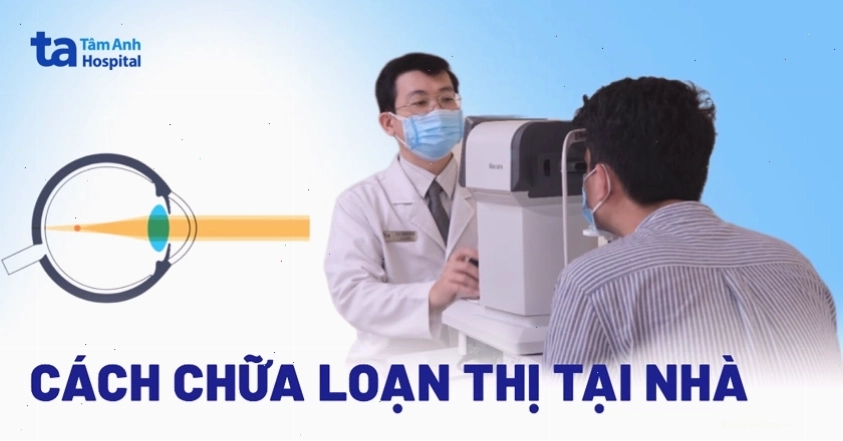 Hình ảnh minh họa các bài tập mắt hỗ trợ người bị loạn thị