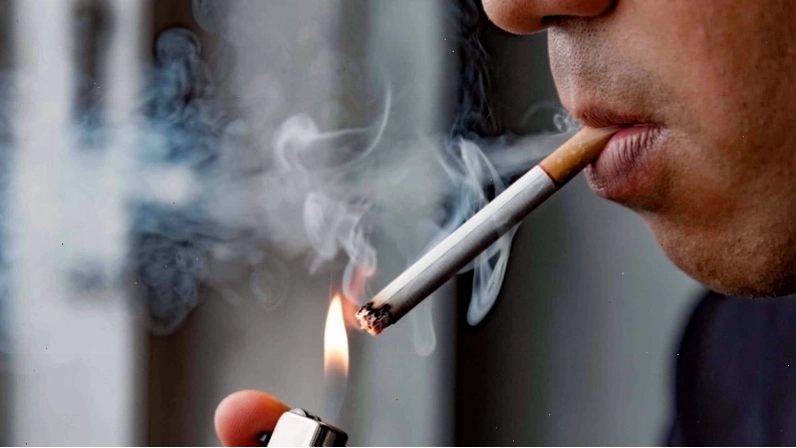 Hình ảnh phổi bị tổn thương nặng do hút thuốc lá lâu năm