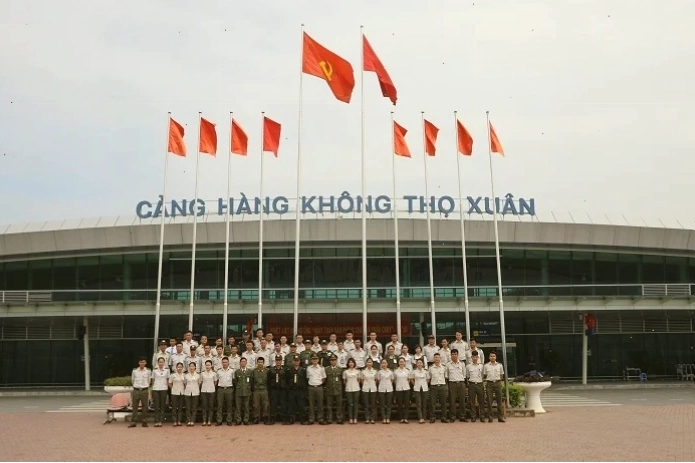 Khu vực nhà ga sân bay Thọ Xuân