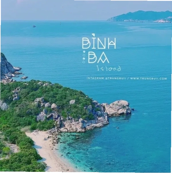 Khung cảnh bình yên trên đảo Bình Ba