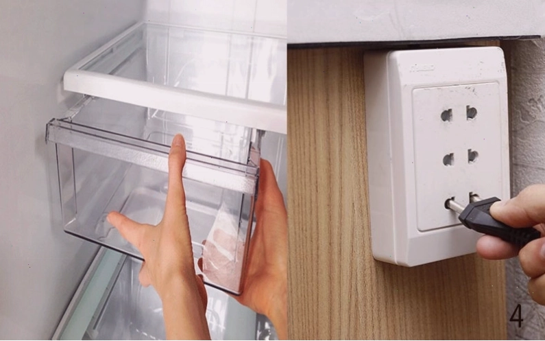 Lắp đặt lại các ngăn kéo tủ đã được rửa sạch và để khô ráo