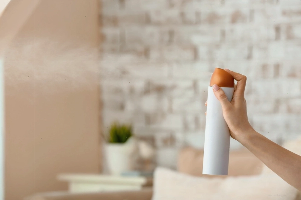 Máy khuếch tán tinh dầu chanh trong phòng khách