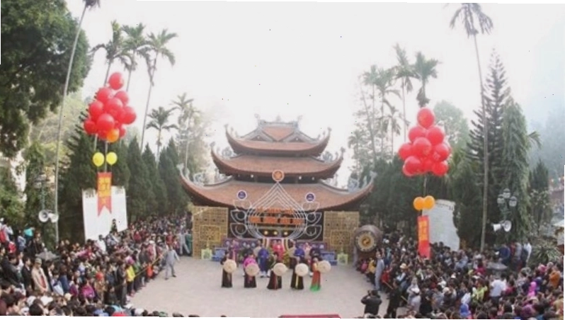 Minh họa lịch sử hình thành và phát triển của Chùa Hương