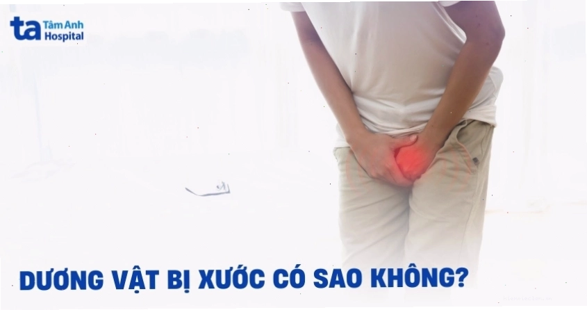 Nam giới phải làm sao khi dương vật bị xước?