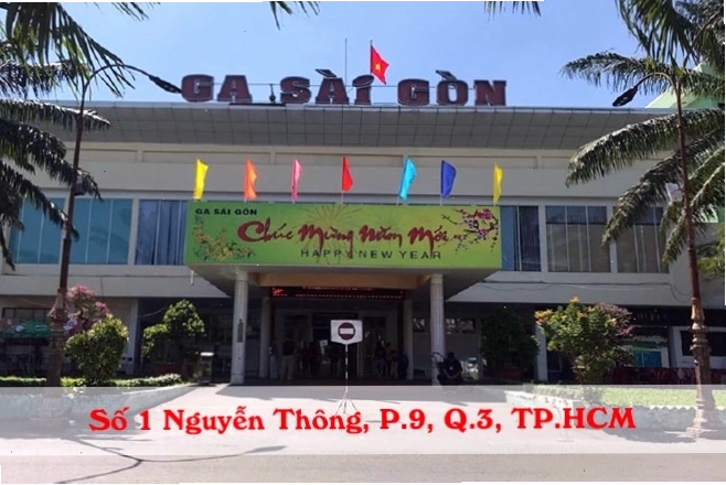 Nhà GA Sài Gòn - điểm khởi hành cho hành trình trên bộ